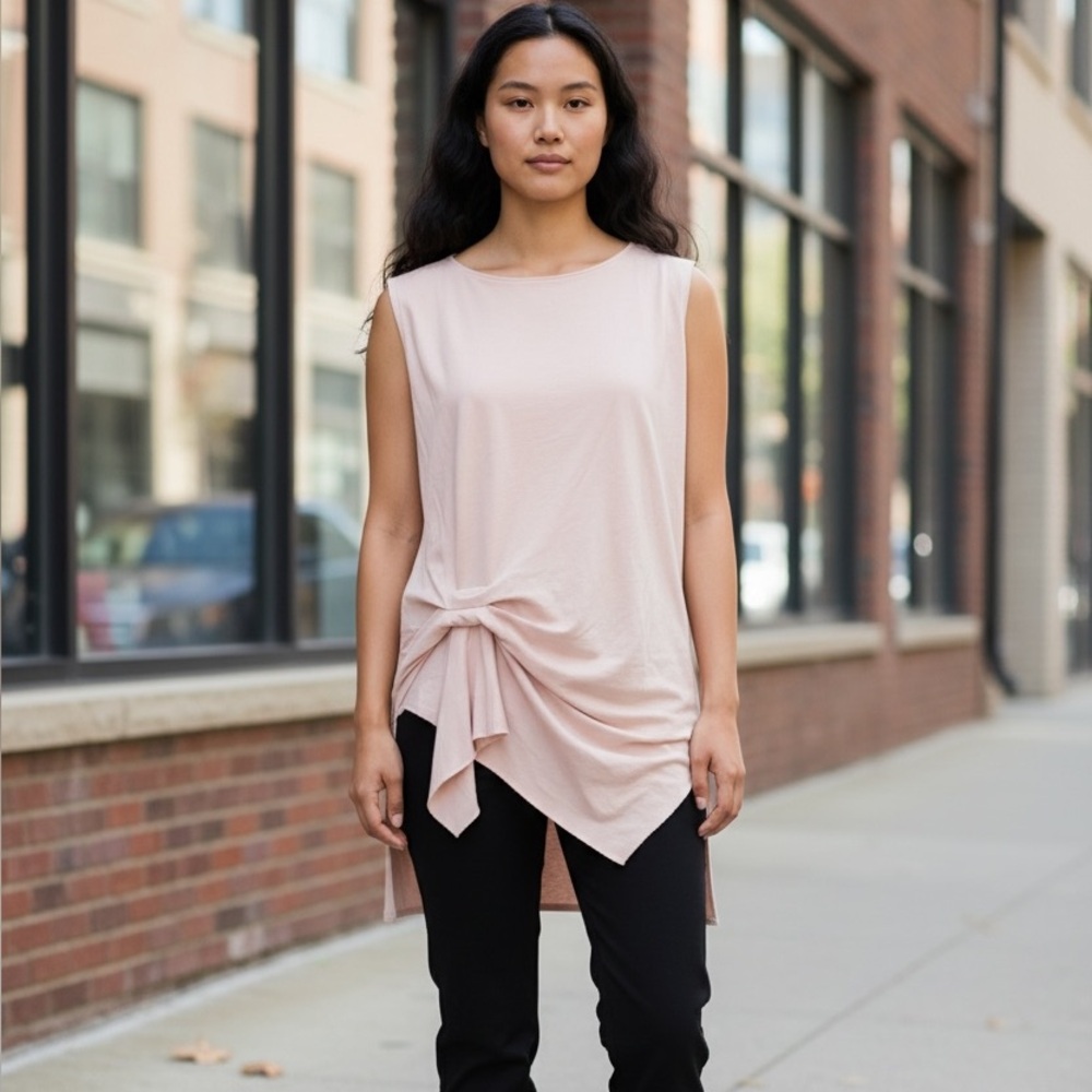 All Saints Rivi Vest Peach M